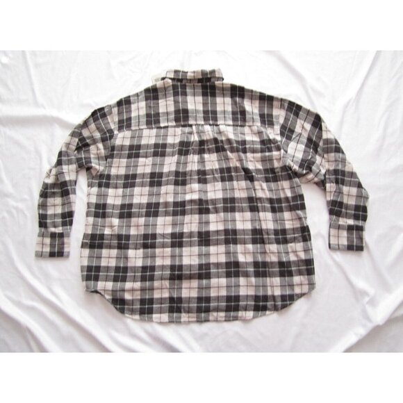 New Men Levis Silver Tab Metal Button Long Sleeve Plaid Cotton Shirt Sz XL(NW86) - Picture 9 of 9